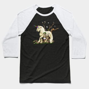 Wonderful unicorn with little fairy Baseball T-Shirt